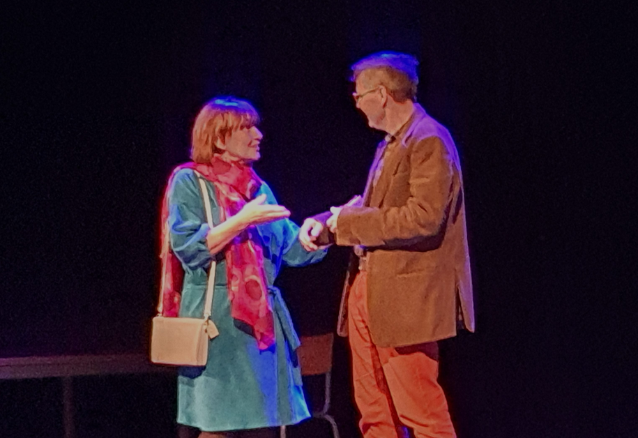 ronny en lucy blij na de wurging